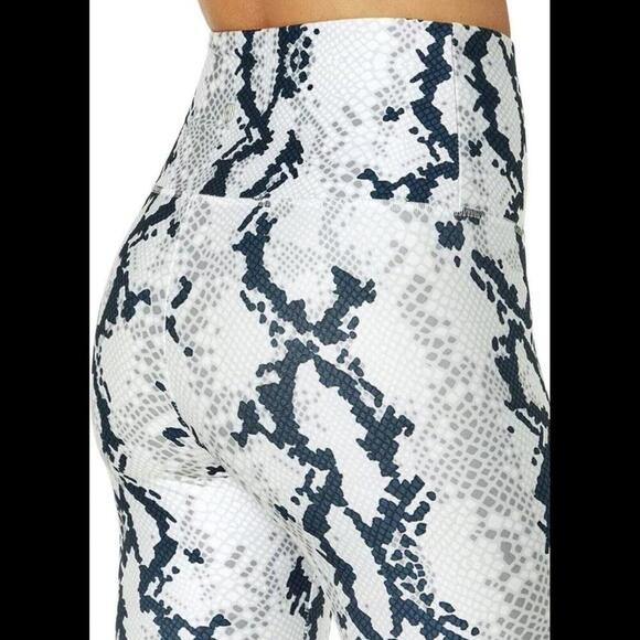 Balance Collection Womens Contender High Rise Yoga Legging Snake Print SMALL - Picture 2 of 13
